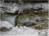 Pri Rosu - The Lower Peričnik waterfall